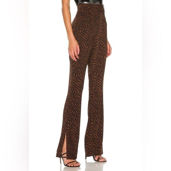 NWT Lovers + Friends Fai Trouser Pant in Jules Tiger, Size S - Picture 1 of 12
